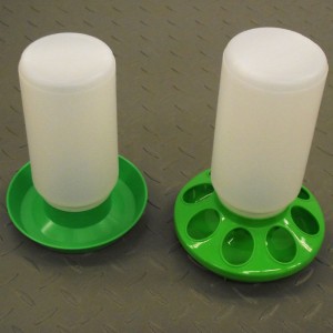 Water containers for chickens